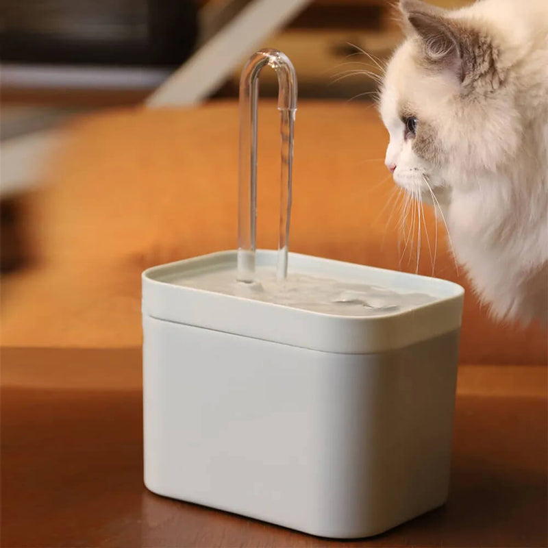 Filtro de fonte de água ultra-silencioso para gatos, dispensador de água automático inteligente para cães de estimação e bomba de prevenção de desgaste, l, filtração recirculante - L.Lartylife
