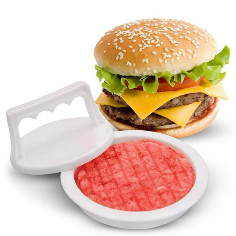 Imprensa de hambúrguer recheado de plástico para churrasqueira, molde de hambúrguer, 1 peça - L.Lartylife
