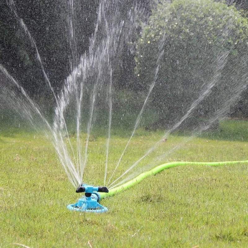 Bocal de aspersão de 360 graus de rotação automática spray de água jardim gramado automático sprinkler jardim irrigação suprimentos - L.Lartylife